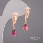 Xuping Chamäleon-Ohrringe 6×30 mm Vergoldung 18K