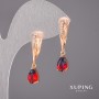 Xuping Chamäleon-Ohrstecker 6x30 mm Vergoldung 18K