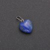 Herzanhänger aus Lapislazuli 14×14×23 mm