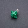 Anhänger Merkaba aus Malachit 10×10 mm
