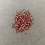 Strasssteine, Farbe rot, Durchmesser ca. 3,5 mm (±), Packung 4 g (±)