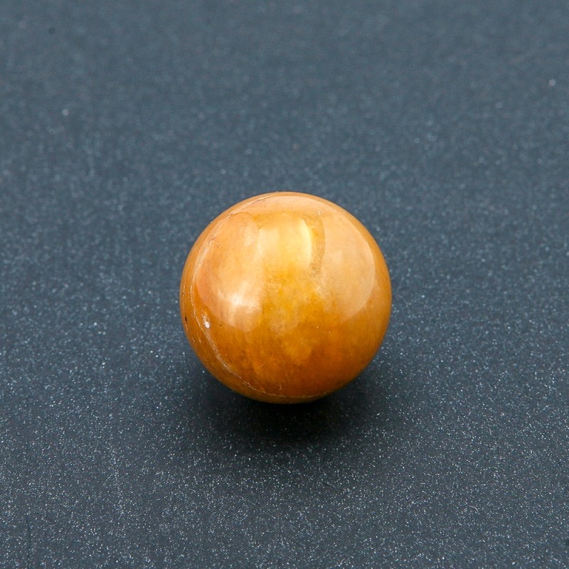 Souvenirkugel aus Gelbem Quarz, Durchmesser 20 mm+