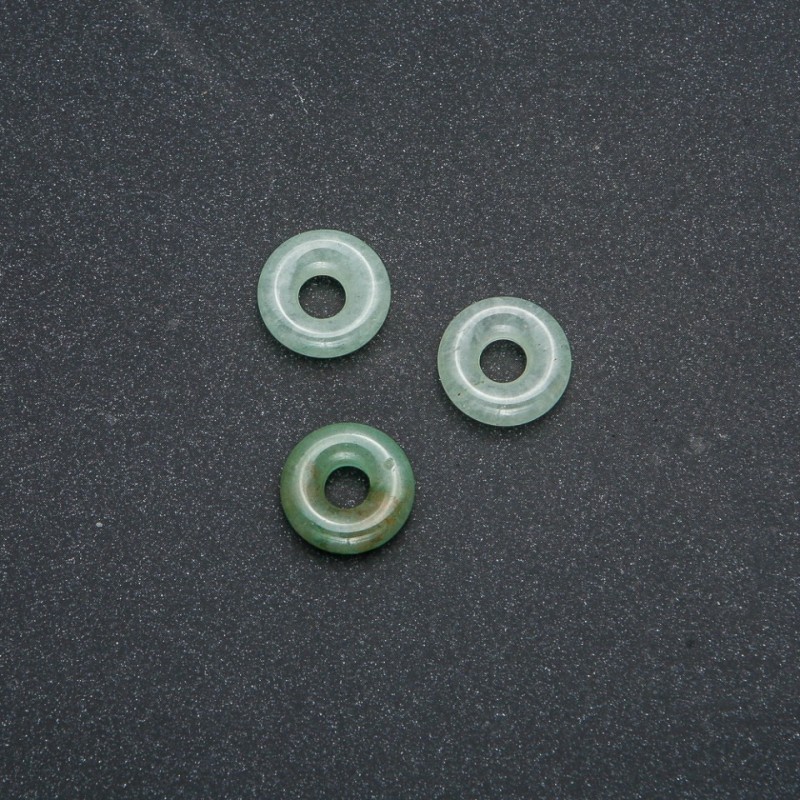 Pandora-Perle aus natürlichem Nephrit 15×4 mm
