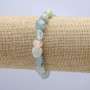 Morganit-Armband mit Elastikband