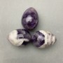 Dekoratives Ei aus Amethyst, Durchmesser 40 × 30 mm+