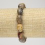 Elastisches Armband aus marokkanischem Achat, Durchmesser 10x14 mm+