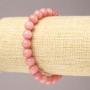 Elastisches Armband aus Turmalin, glatte Kugeln, Durchmesser 8 mm+