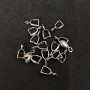 Anhängerbasis Rippenform 12×3,5 mm, Verpackung 17 Stück ±5 g