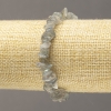 Labradorit-Armband auf Elastikband mit Chips 10×3 mm+