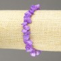 Armband aus Elastikband, gefärbter Quarzsplitter, Durchmesser 8 mm+