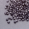 Schwarze Plastik-Bicone-Perle 4x4 mm, Verpackung 0,5 kg