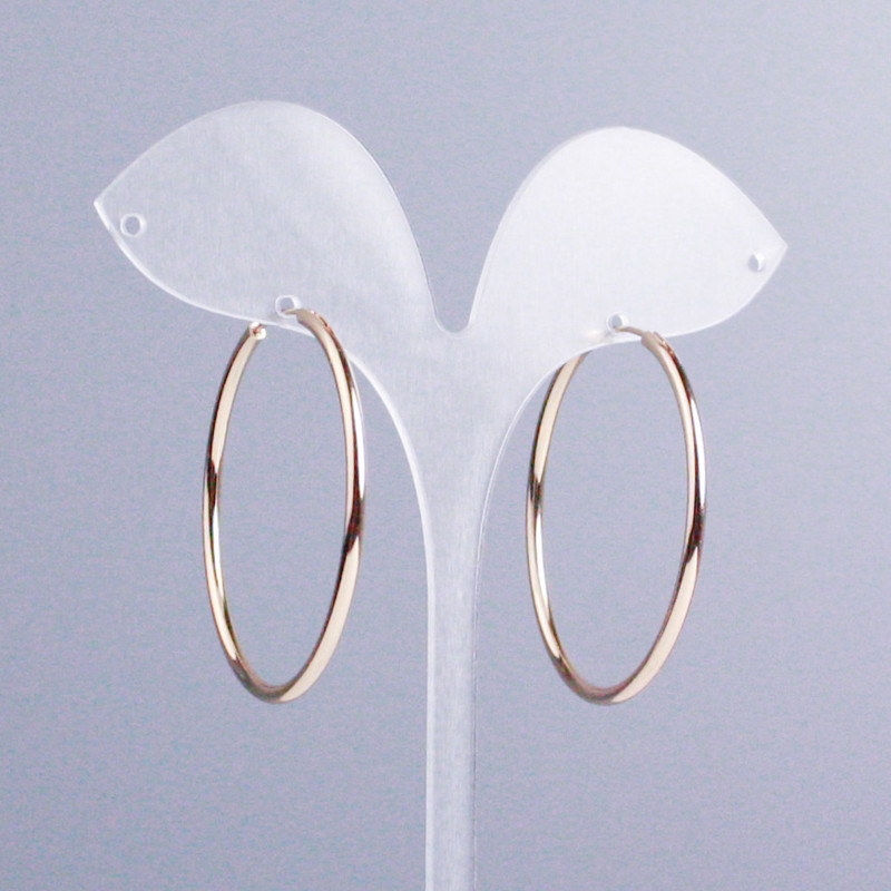 Xuping Ohrringe – Ringe mit Vergoldung 18K, Dicke 2 mm ±, Durchmesser 43 mm ±